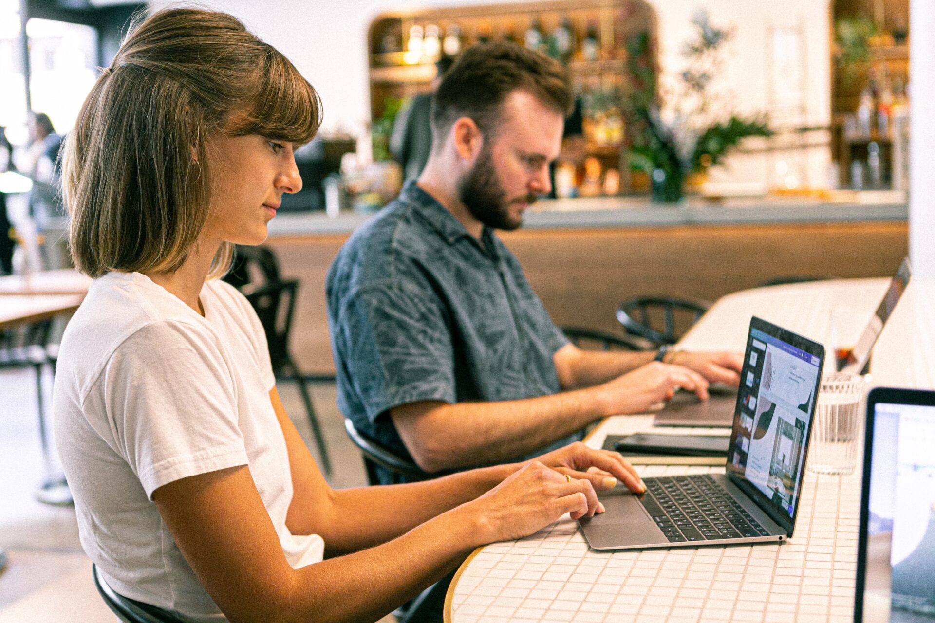 Wordpress Web Deisgners at work on laptops